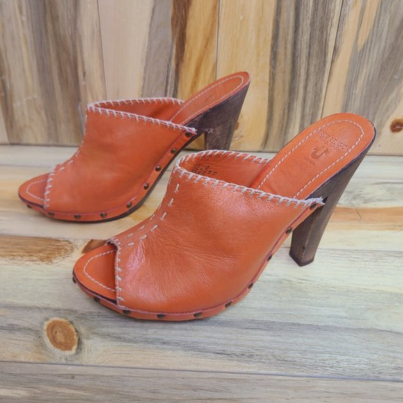 True Religion Peep Toe Platform Heels - Picture 3 of 8